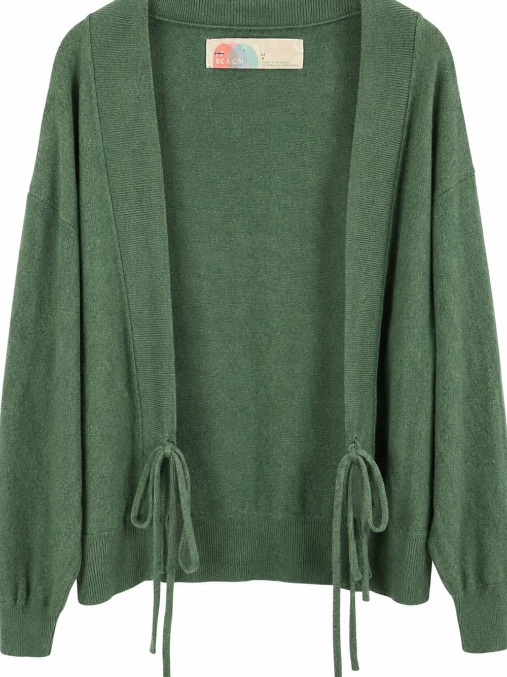 Free People /FP Beach Solar 2-Piece Sweater Set Pine Heather L NWOT Lounge Cardi - Picture 3 of 11